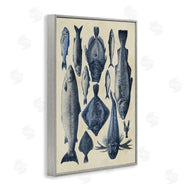 Alicia Longley | Traditional Blue Fish Chart