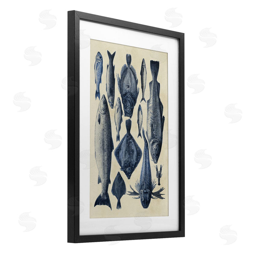Alicia Longley | Traditional Blue Fish Chart