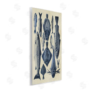 Alicia Longley | Traditional Blue Fish Chart