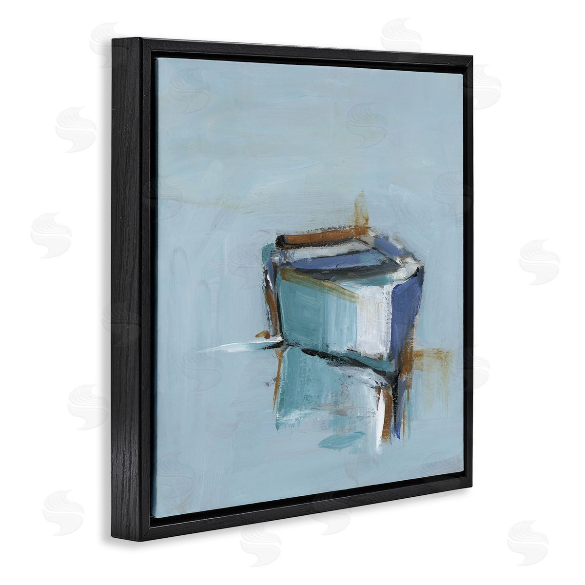 Ethan Harper Calm Water Reflection Boat Canvas Wall Art Print