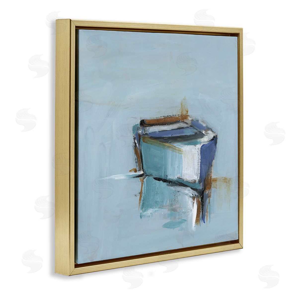 Ethan Harper Calm Water Reflection Boat Canvas Wall Art Print