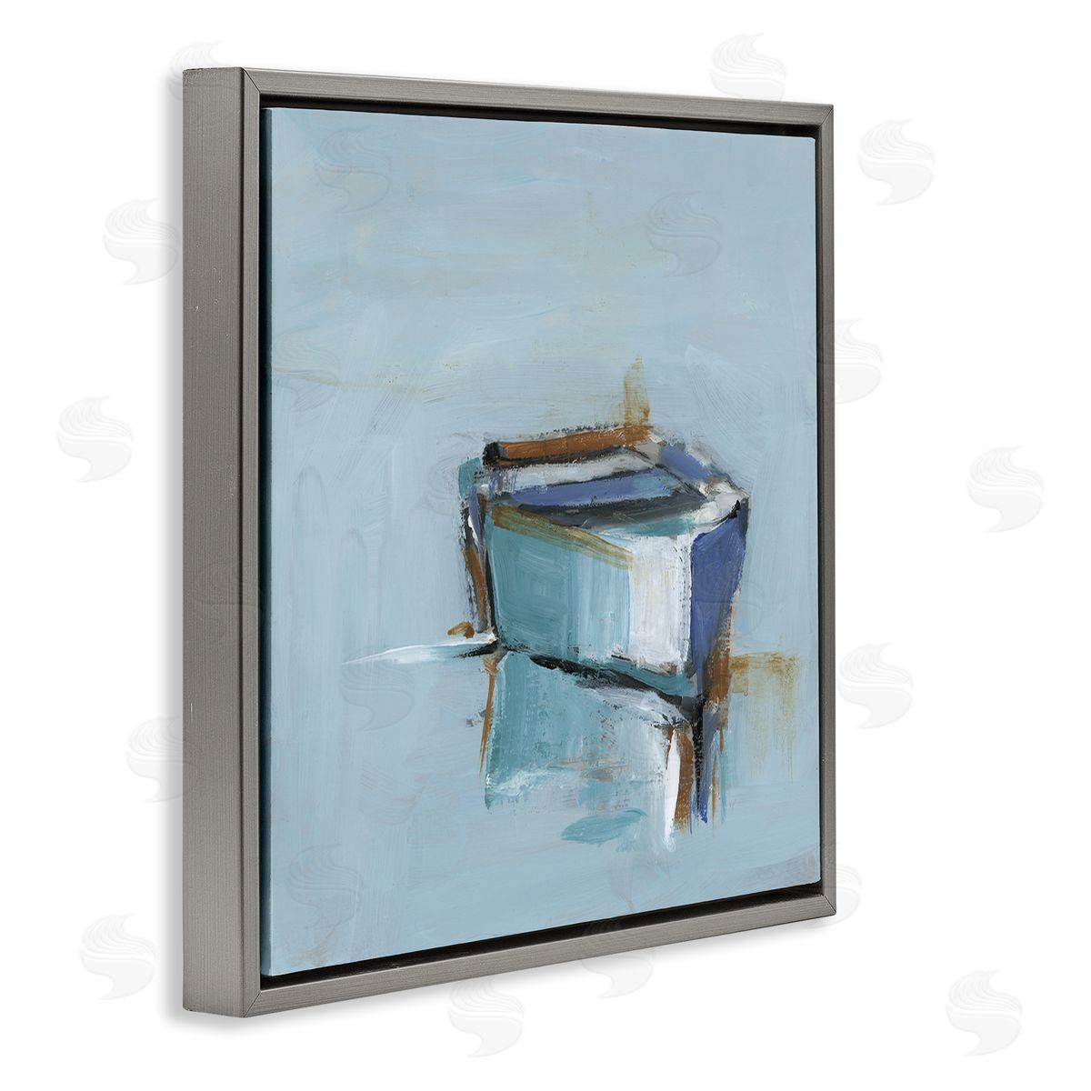 Ethan Harper Calm Water Reflection Boat Canvas Wall Art Print