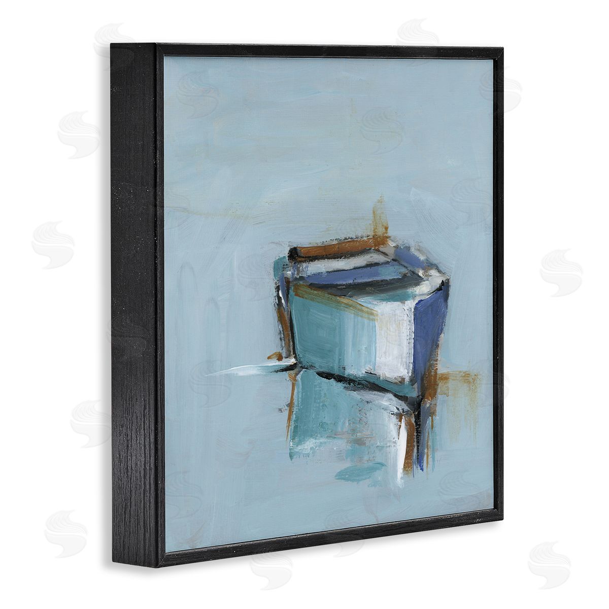 Ethan Harper Calm Water Reflection Boat Canvas Wall Art Print