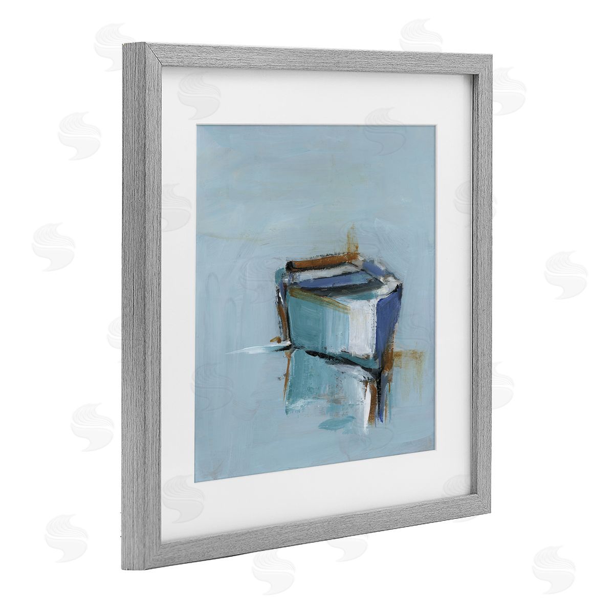 Ethan Harper Calm Water Reflection Boat Canvas Wall Art Print