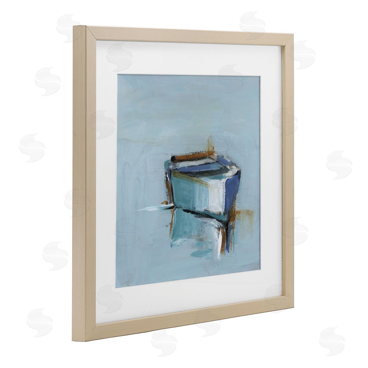 Ethan Harper Calm Water Reflection Boat Canvas Wall Art Print