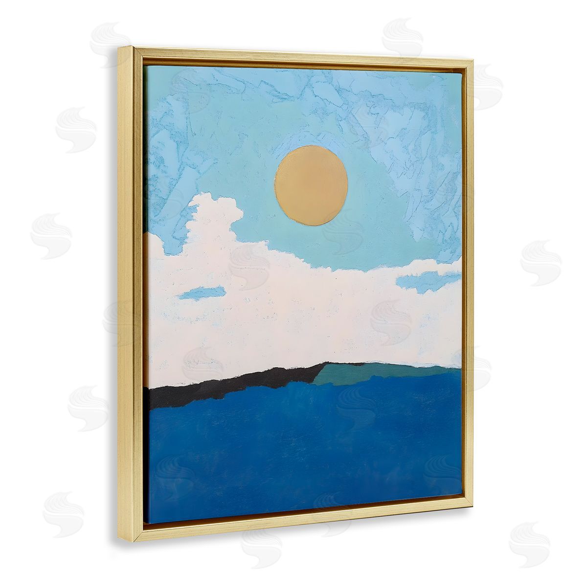 Walker Noble Simple Blue Sky View Canvas Wall Art Print