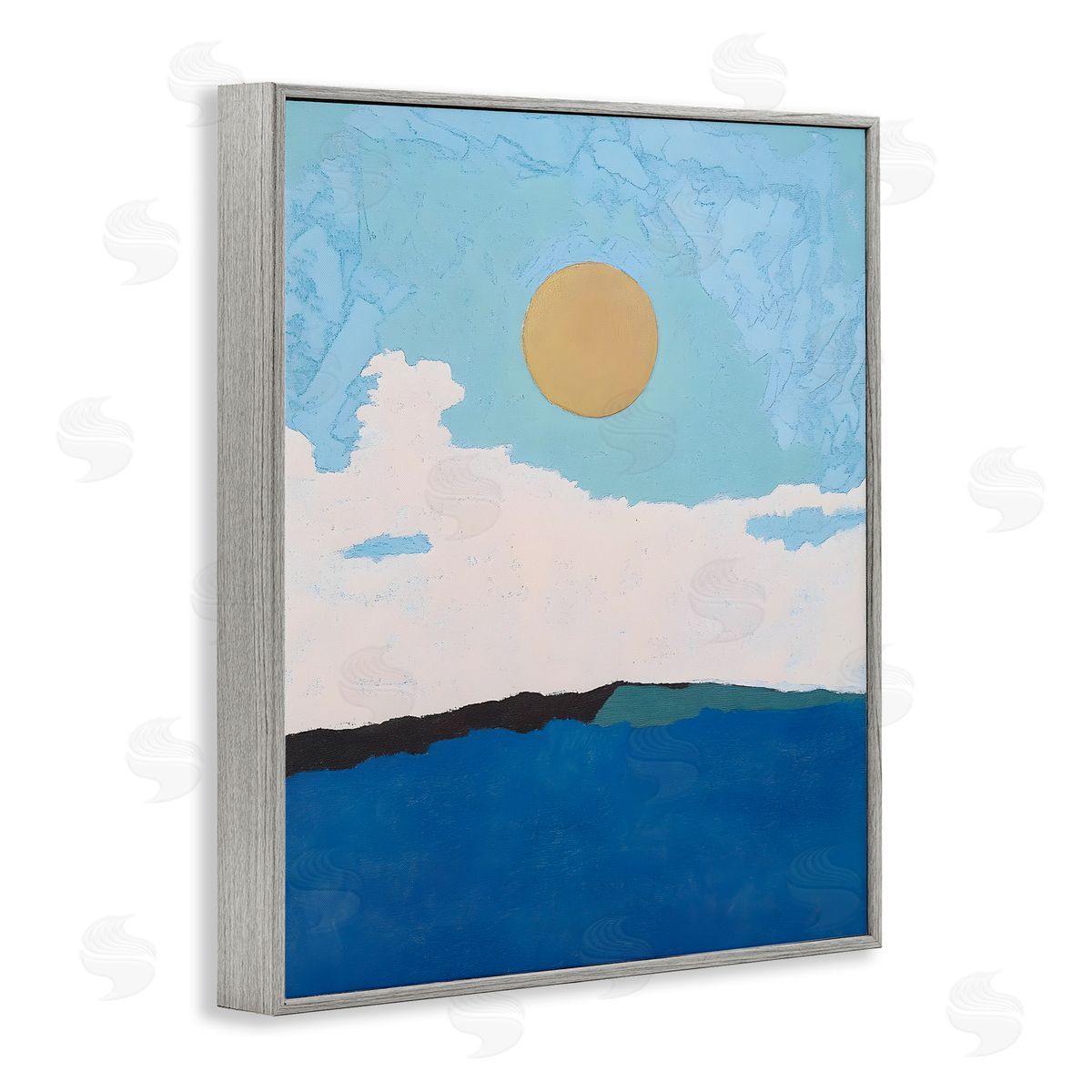 Walker Noble Simple Blue Sky View Canvas Wall Art Print