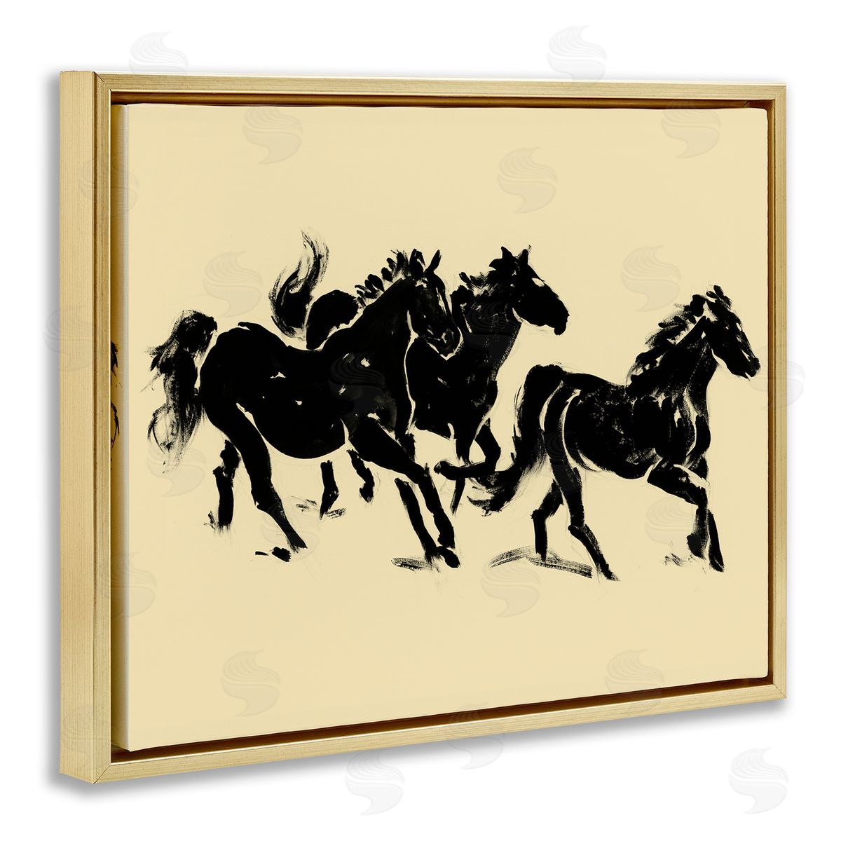Victoria Barnes Horses in Motion Run Canvas Wall Art Print