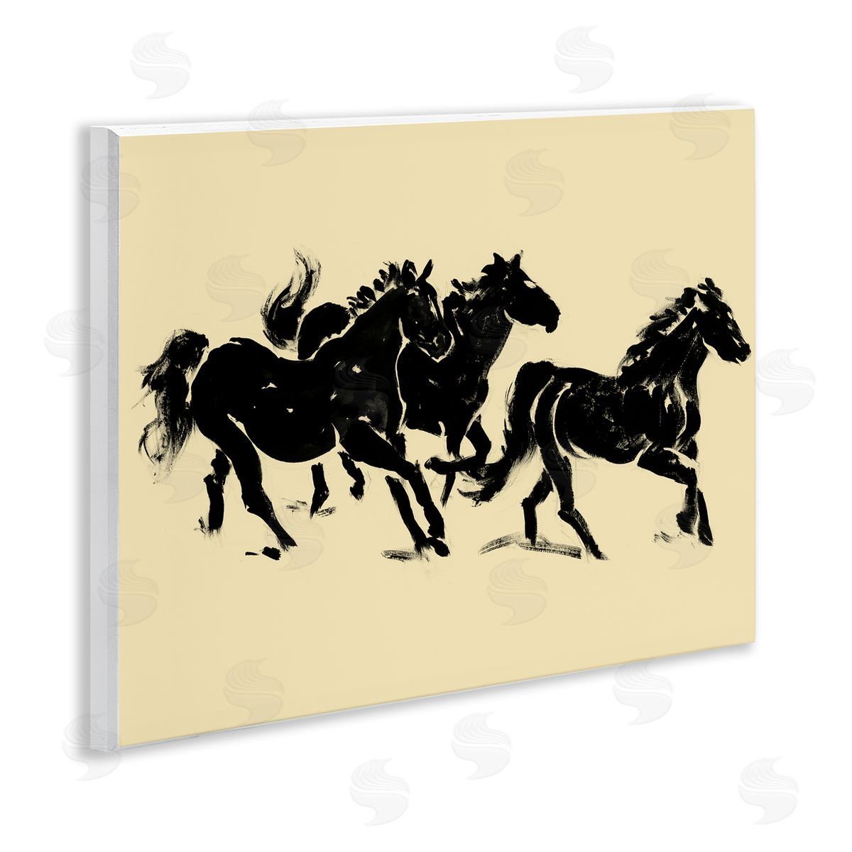 Victoria Barnes Horses in Motion Run Canvas Wall Art Print