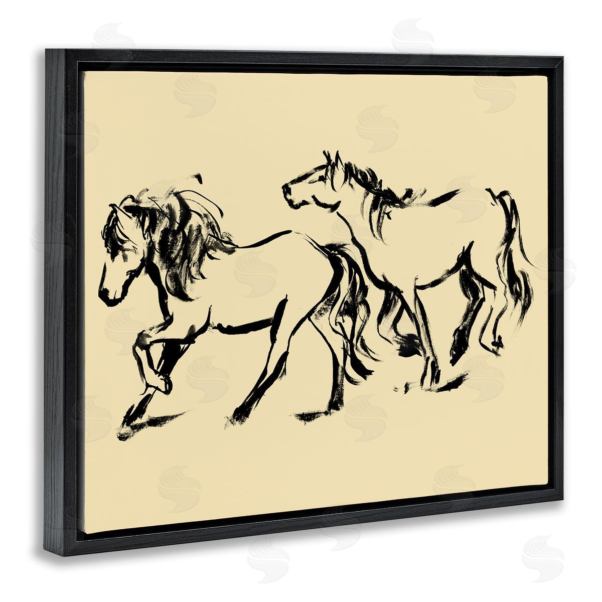 Victoria Barnes Horses in Motion Gallop Canvas Wall Art Print
