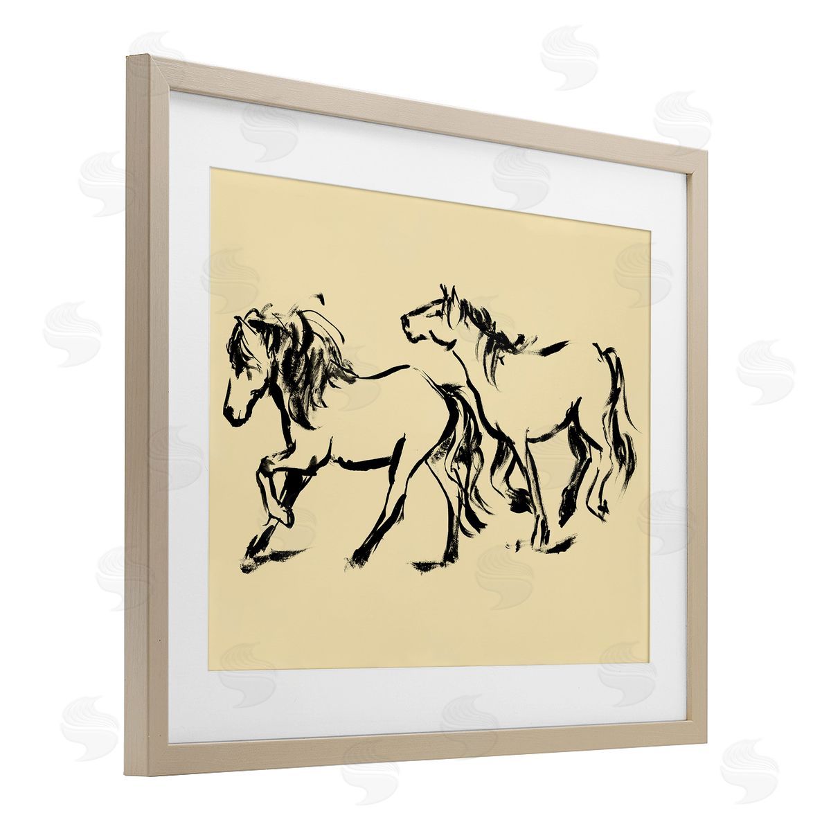 Victoria Barnes Horses in Motion Gallop Canvas Wall Art Print