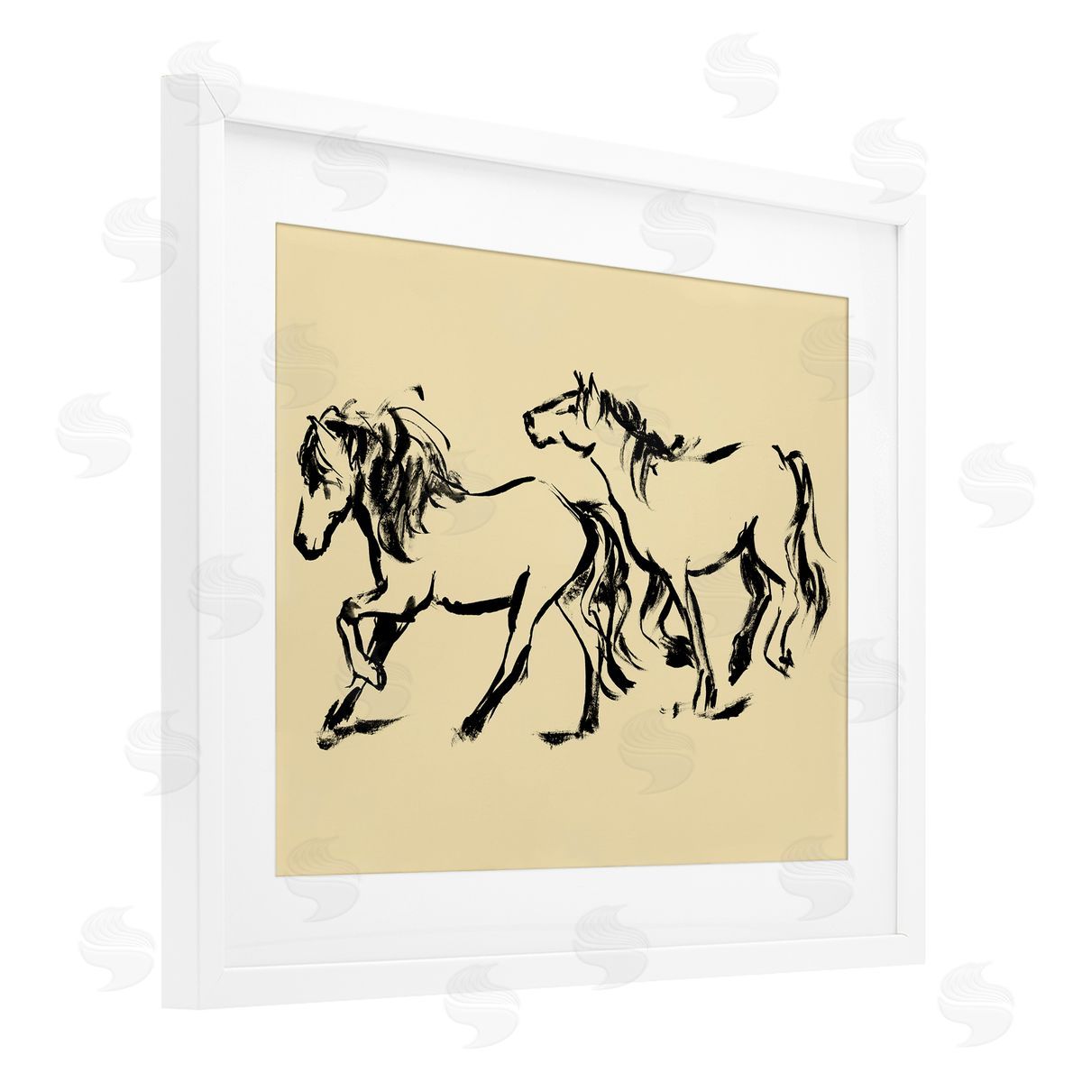 Victoria Barnes Horses in Motion Gallop Canvas Wall Art Print