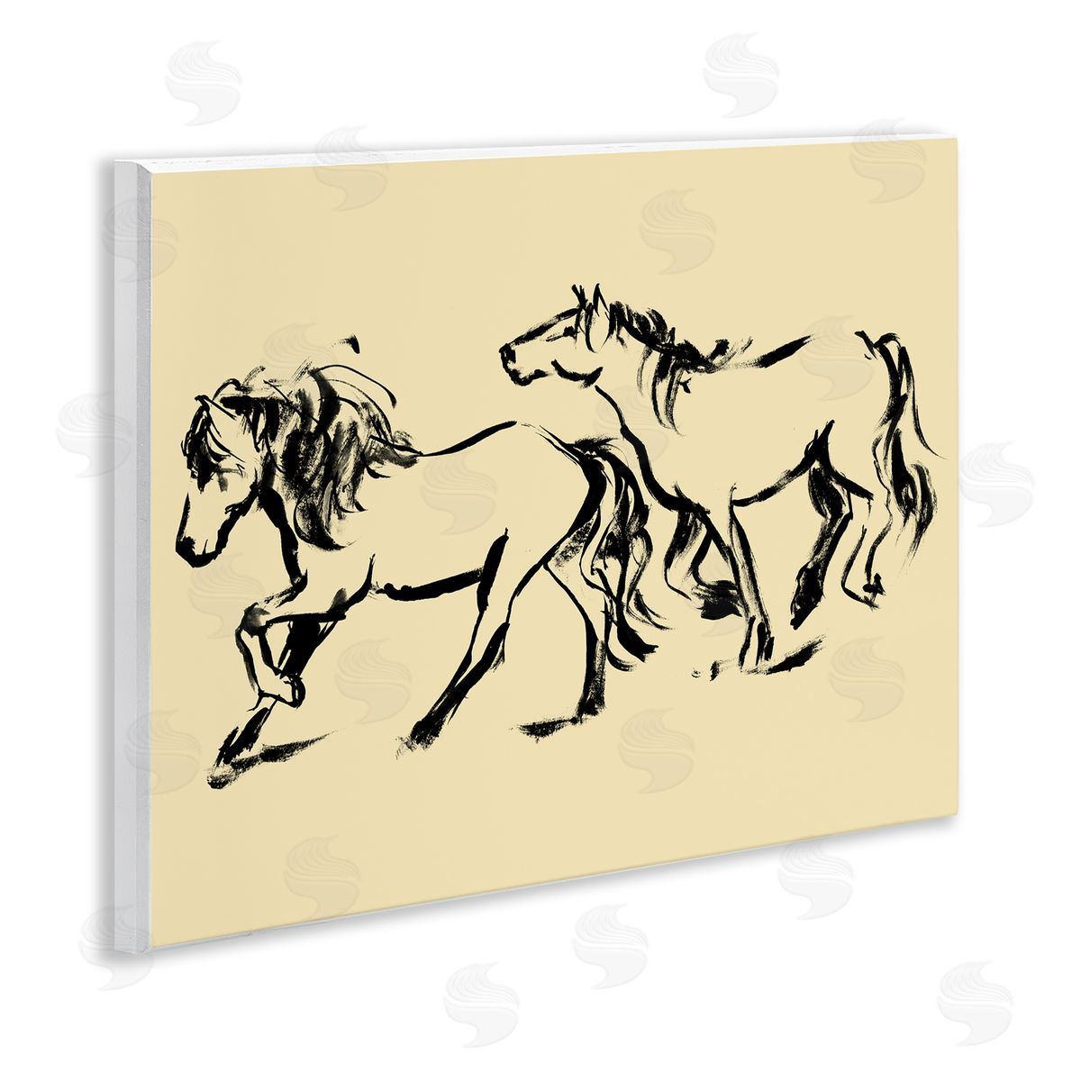Victoria Barnes Horses in Motion Gallop Canvas Wall Art Print
