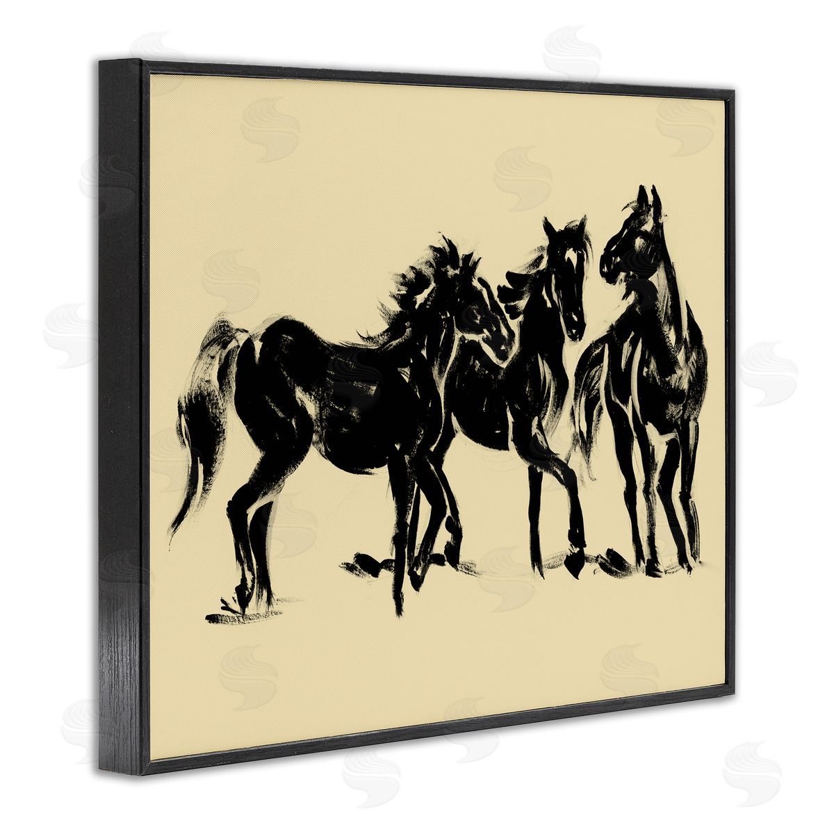 Victoria Barnes Horses in Motion Study Canvas Wall Art Print