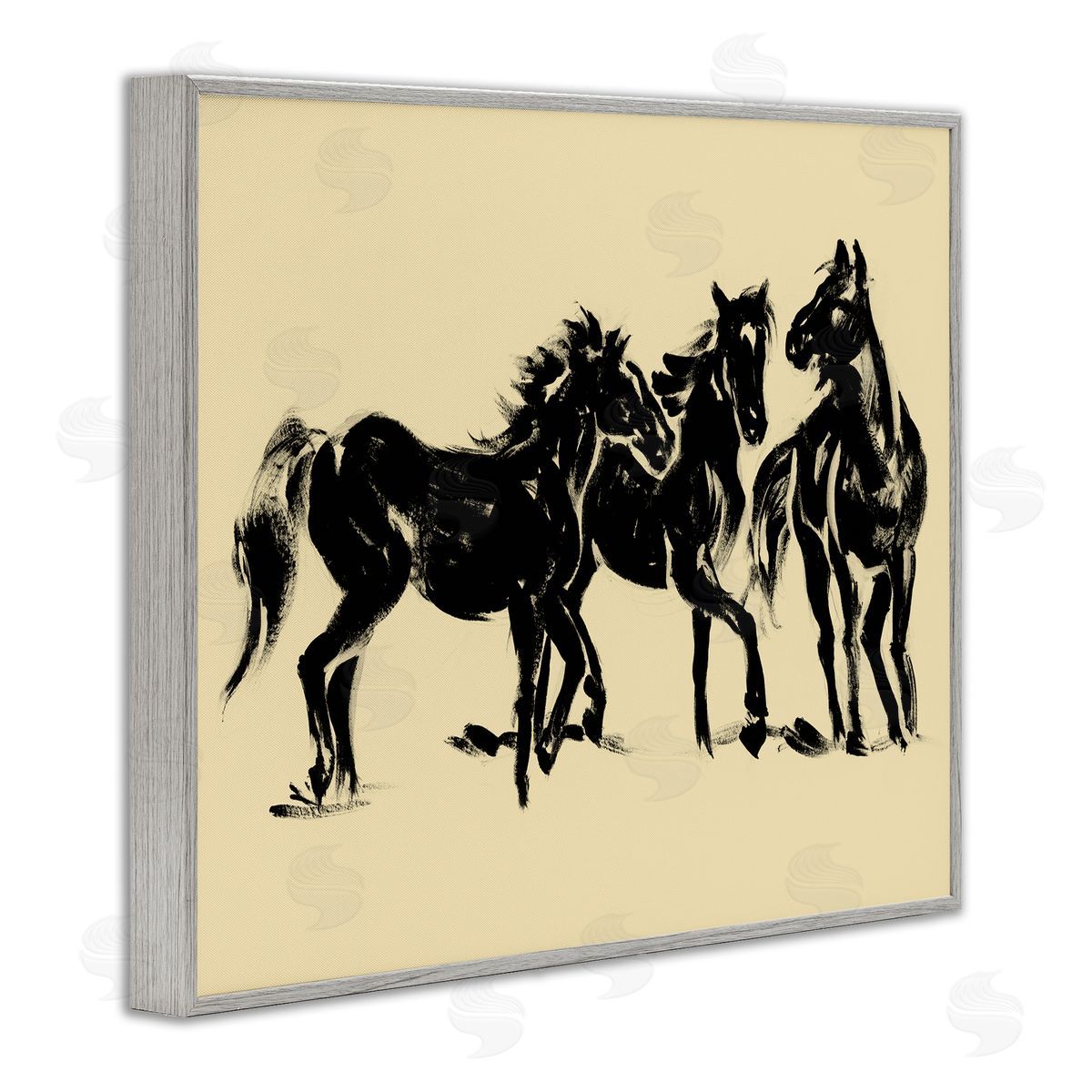Victoria Barnes Horses in Motion Study Canvas Wall Art Print