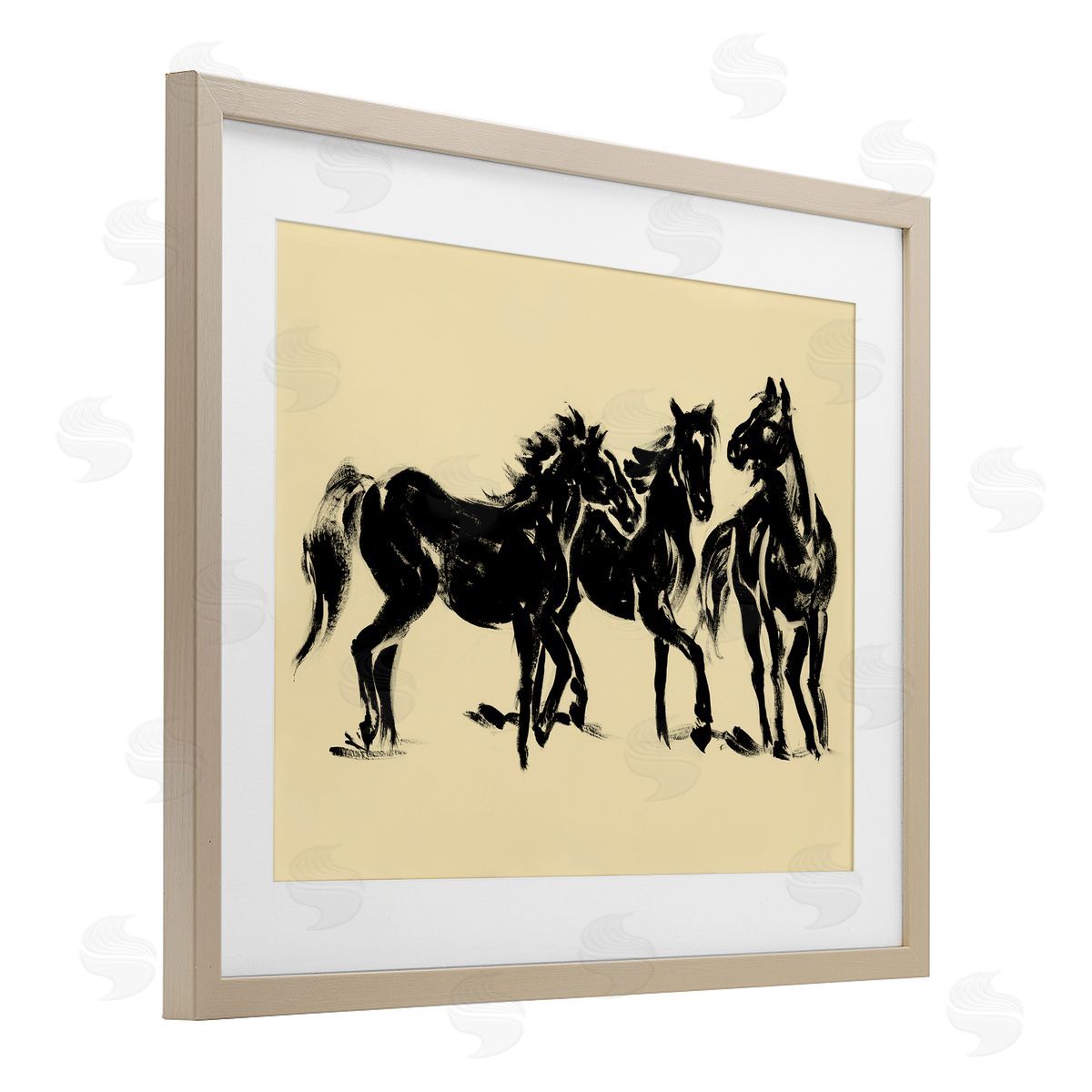 Victoria Barnes Horses in Motion Study Canvas Wall Art Print