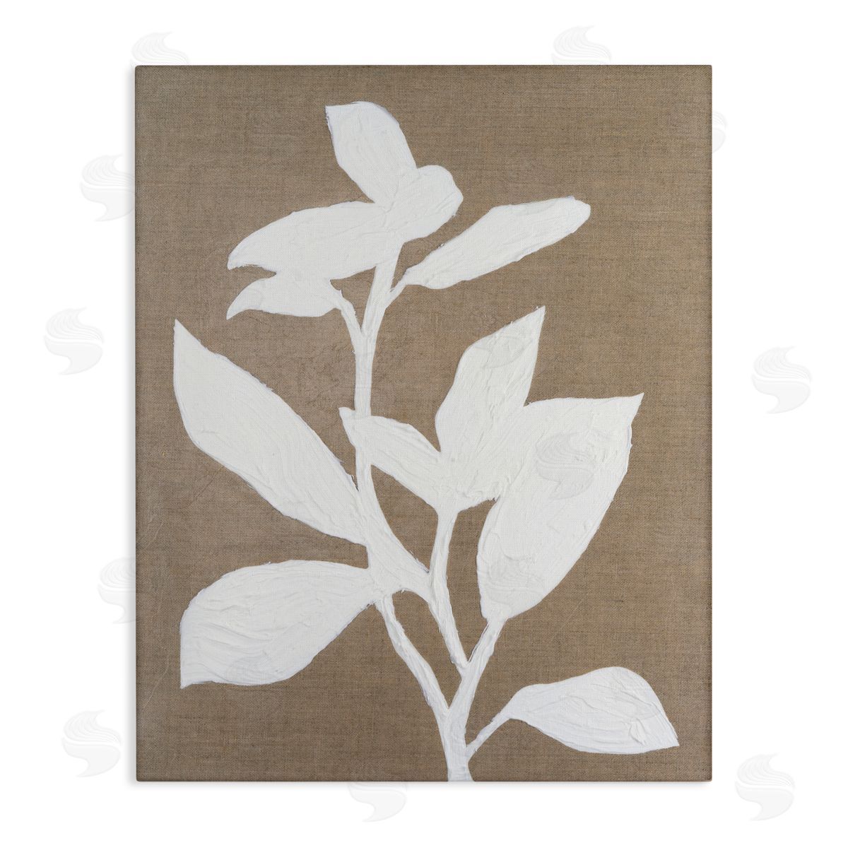 Vanna Lam Frosted Linen Floral Canvas Wall Art Print