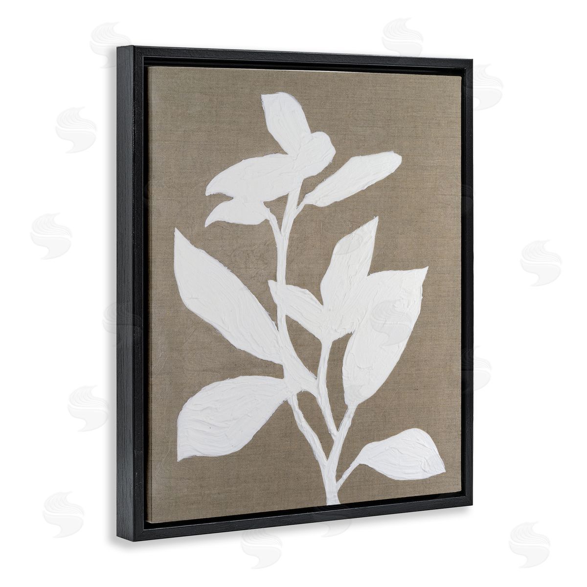 Vanna Lam Frosted Linen Floral Canvas Wall Art Print