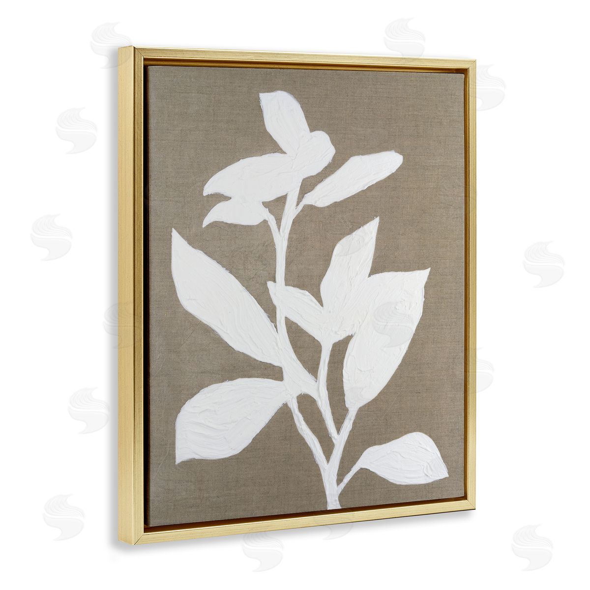 Vanna Lam Frosted Linen Floral Canvas Wall Art Print