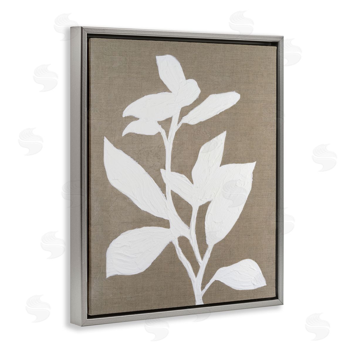 Vanna Lam Frosted Linen Floral Canvas Wall Art Print