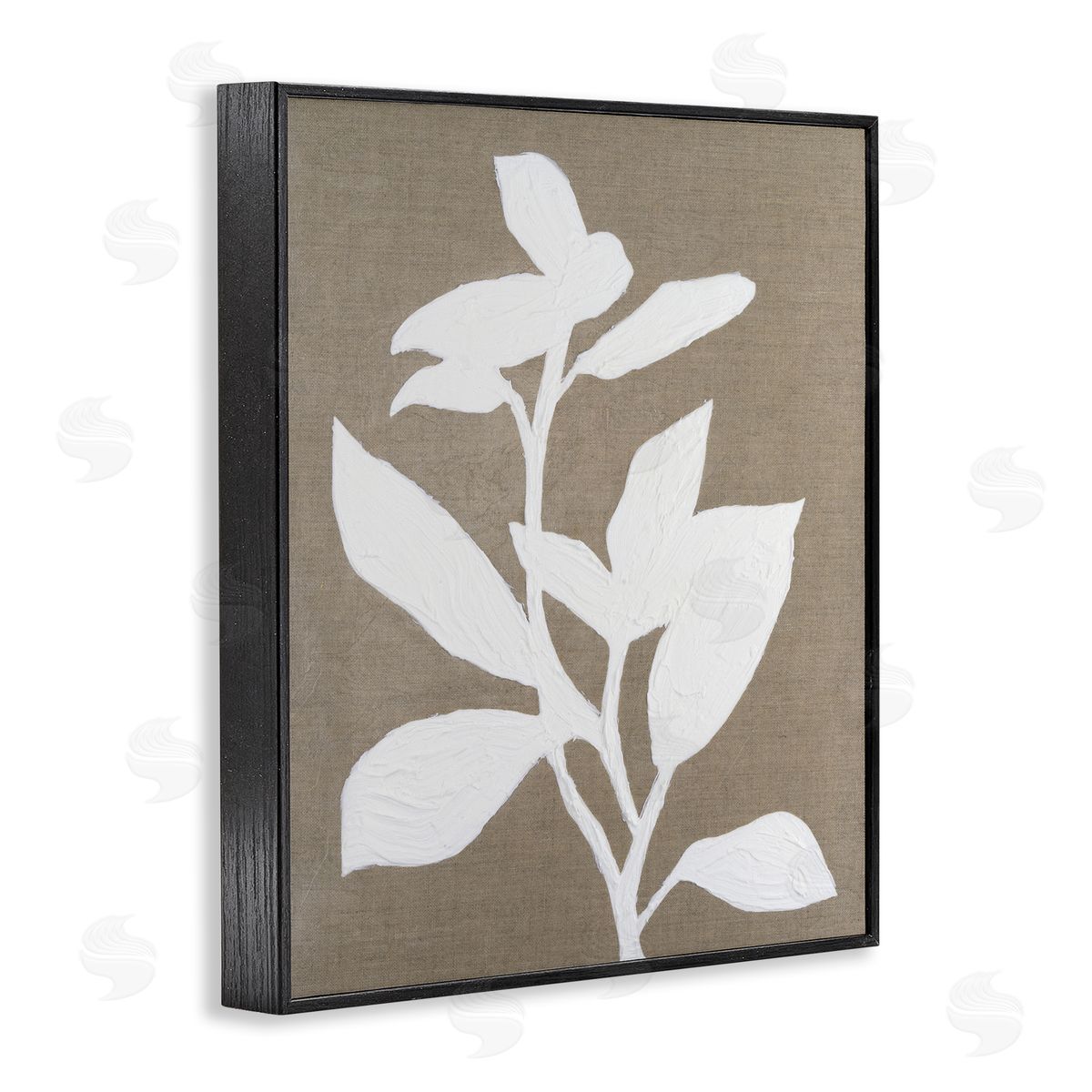 Vanna Lam Frosted Linen Floral Canvas Wall Art Print