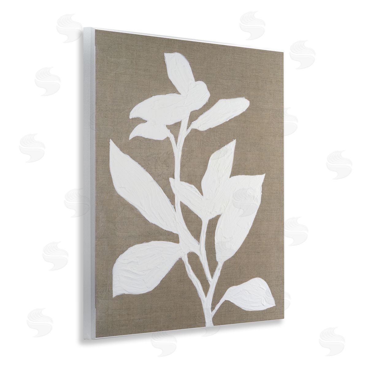 Vanna Lam Frosted Linen Floral Canvas Wall Art Print