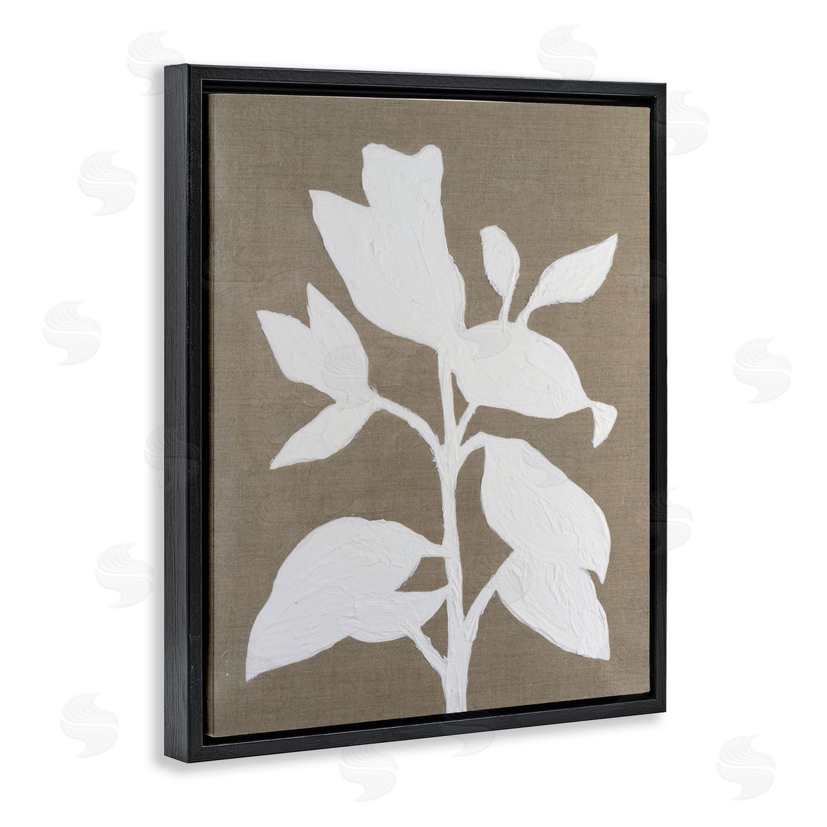 Vanna Lam Minimal Frosted Florals Canvas Wall Art Print