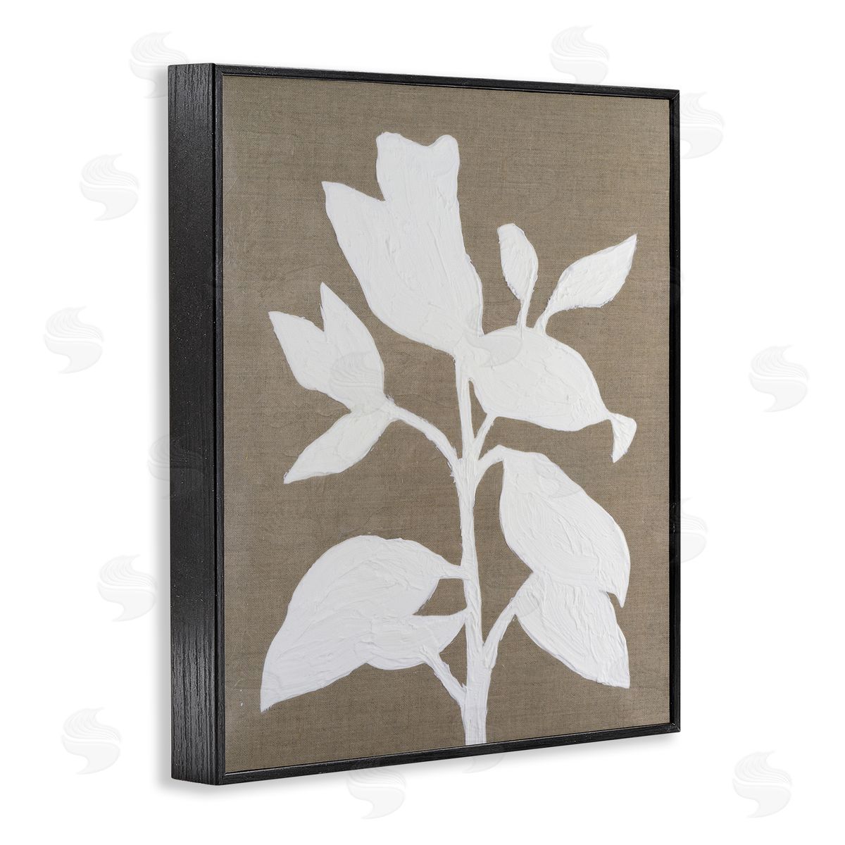 Vanna Lam Minimal Frosted Florals Canvas Wall Art Print