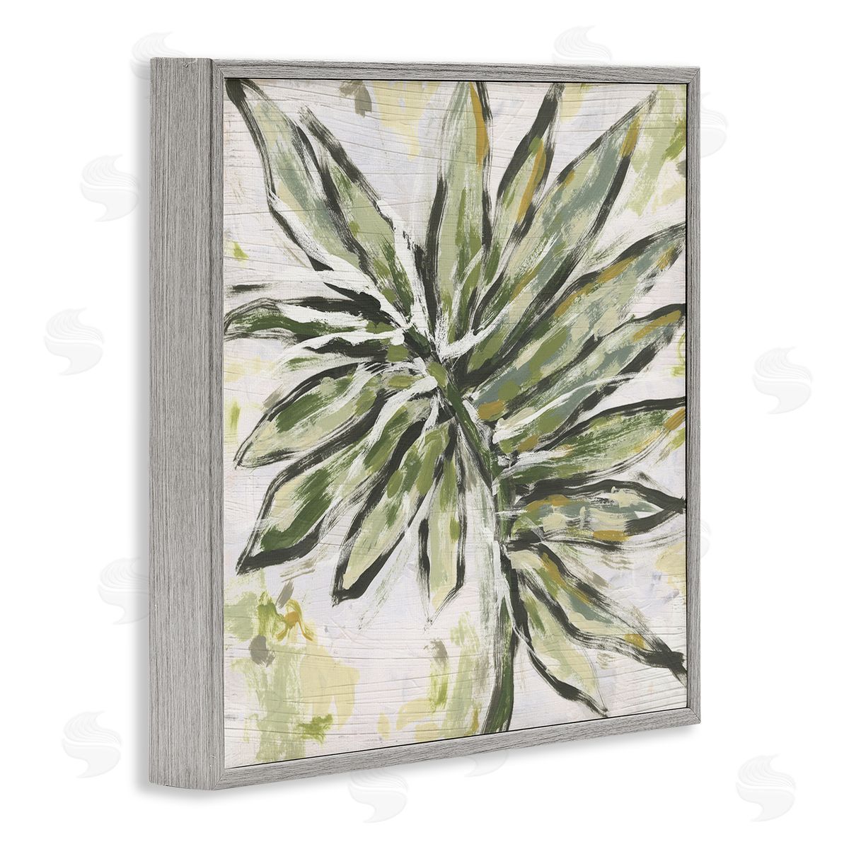 June Erica Vess Palm Leaf Palette Canvas Wall Art Print