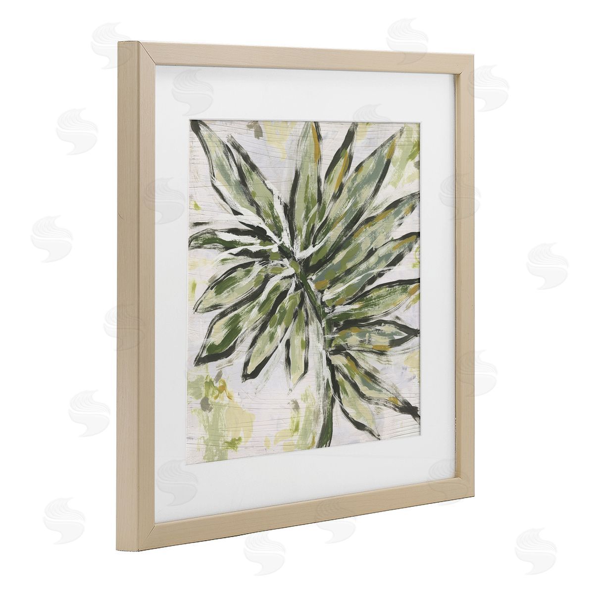 June Erica Vess Palm Leaf Palette Canvas Wall Art Print