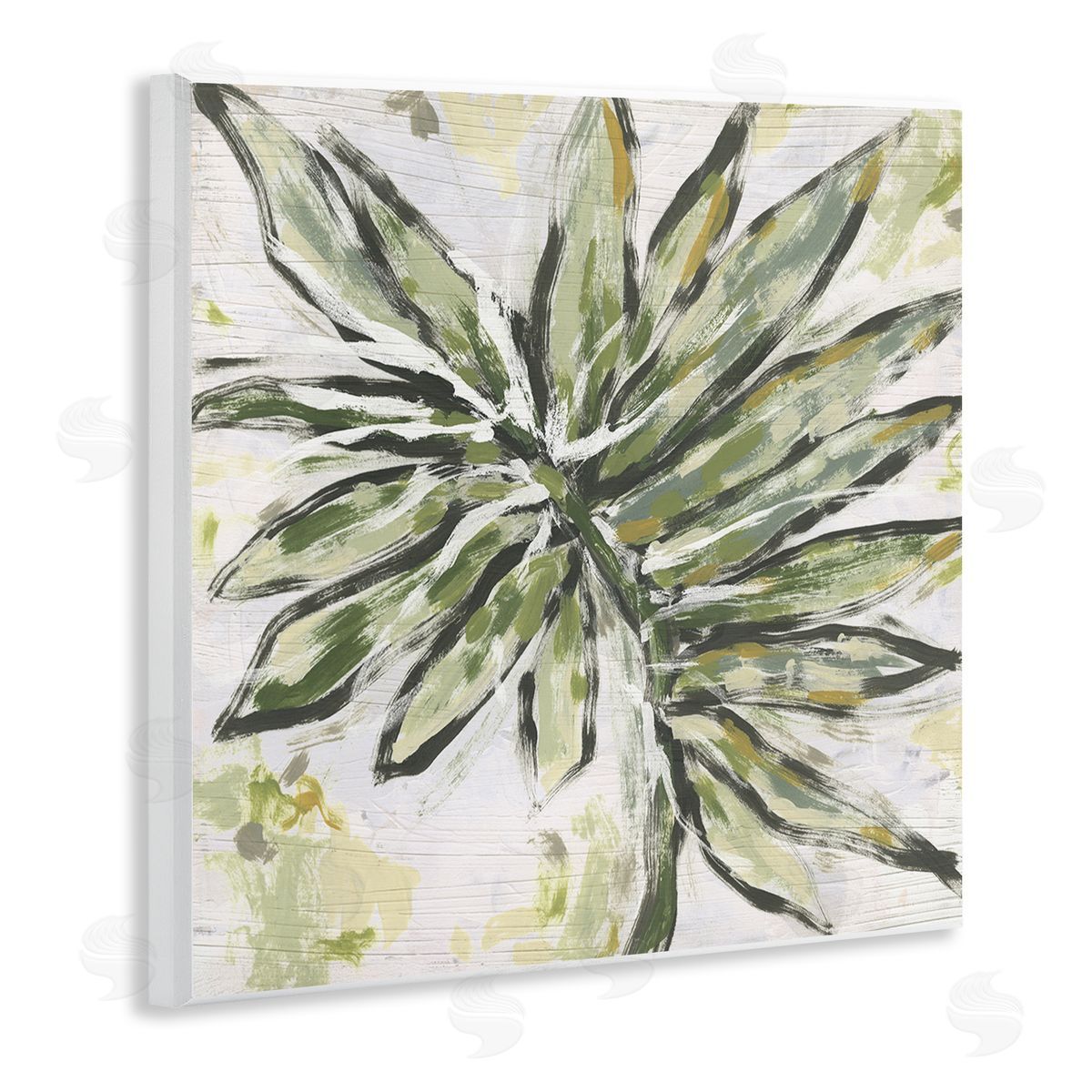 June Erica Vess Palm Leaf Palette Canvas Wall Art Print