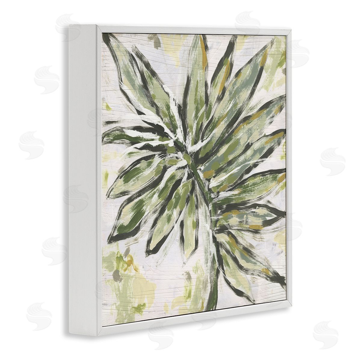 June Erica Vess Palm Leaf Palette Canvas Wall Art Print