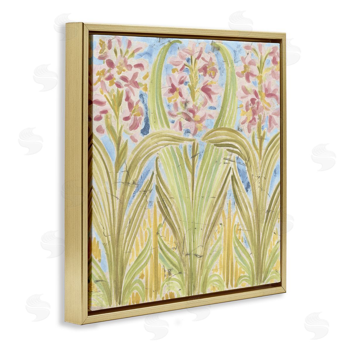 June Erica Vess Palau Tile Florals Canvas Wall Art Print