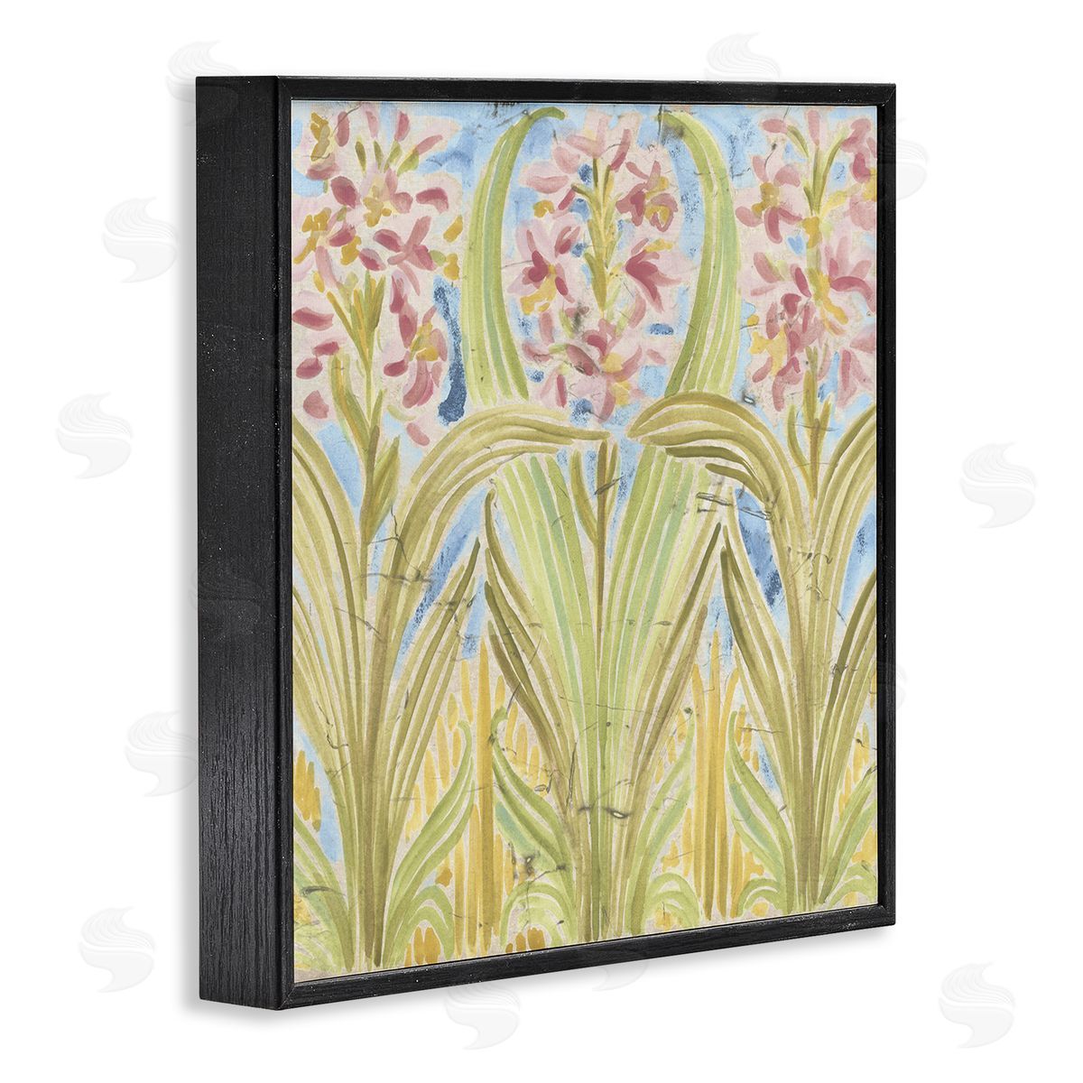 June Erica Vess Palau Tile Florals Canvas Wall Art Print