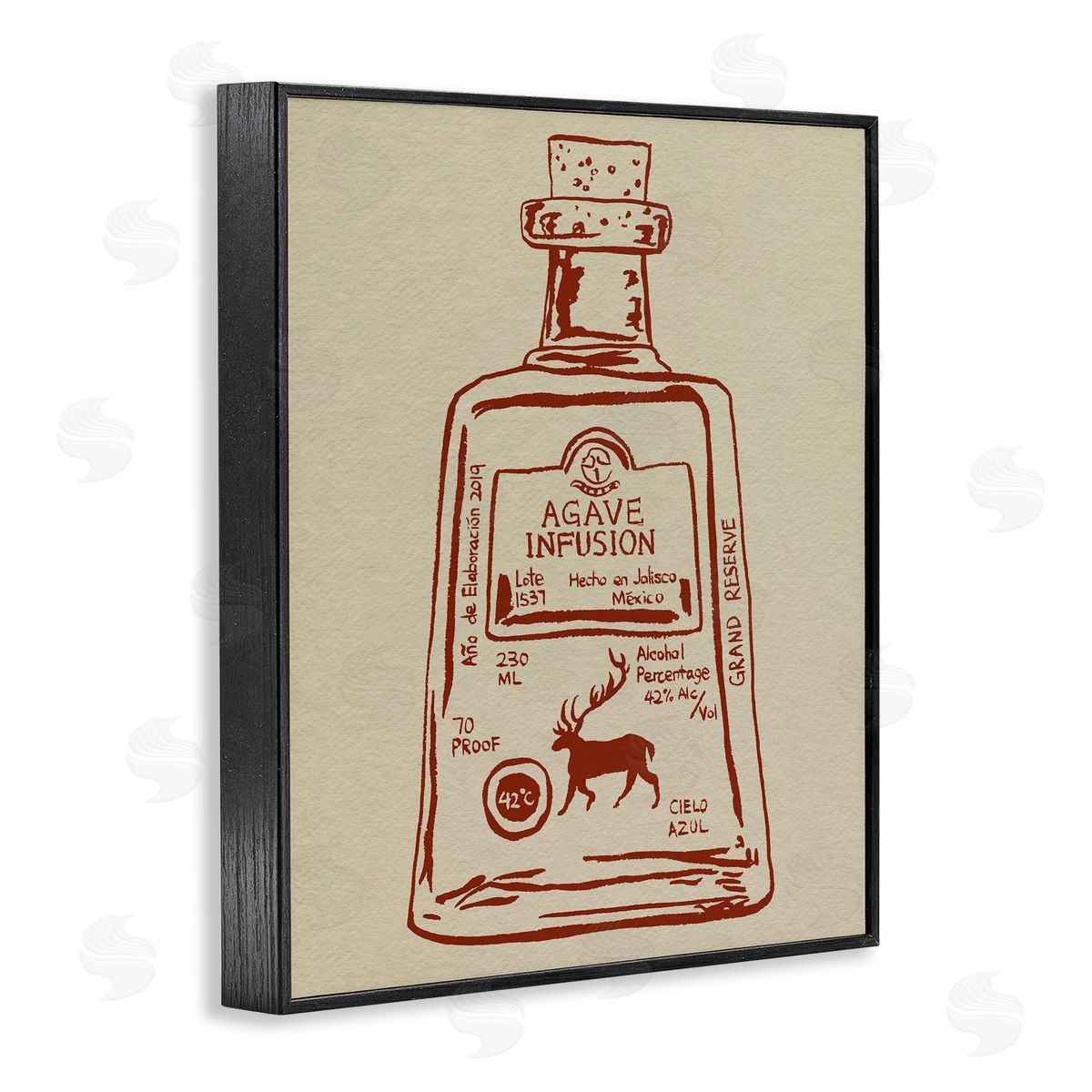 Melissa Wang Simple Liquor Essence Canvas Wall Art Print