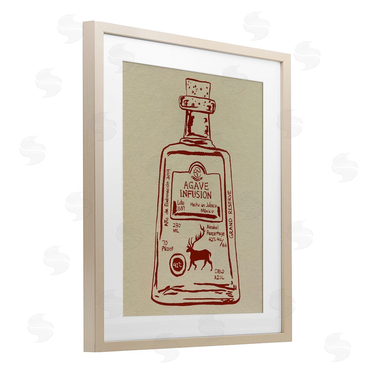 Melissa Wang Simple Liquor Essence Canvas Wall Art Print