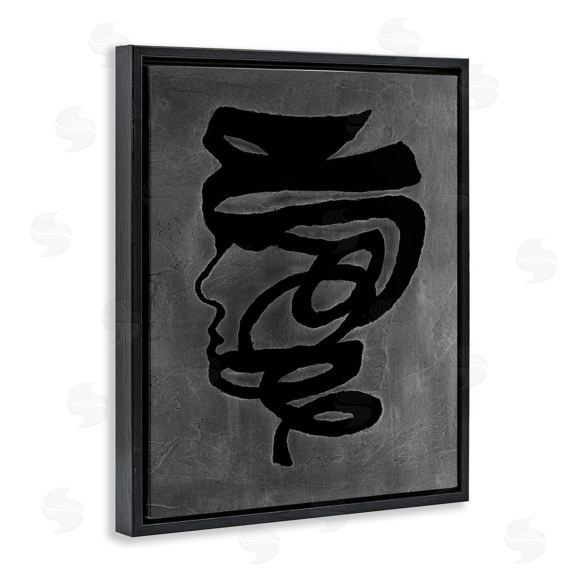 Vanna Lam Dark Portrait Coil Canvas Wall Art Print