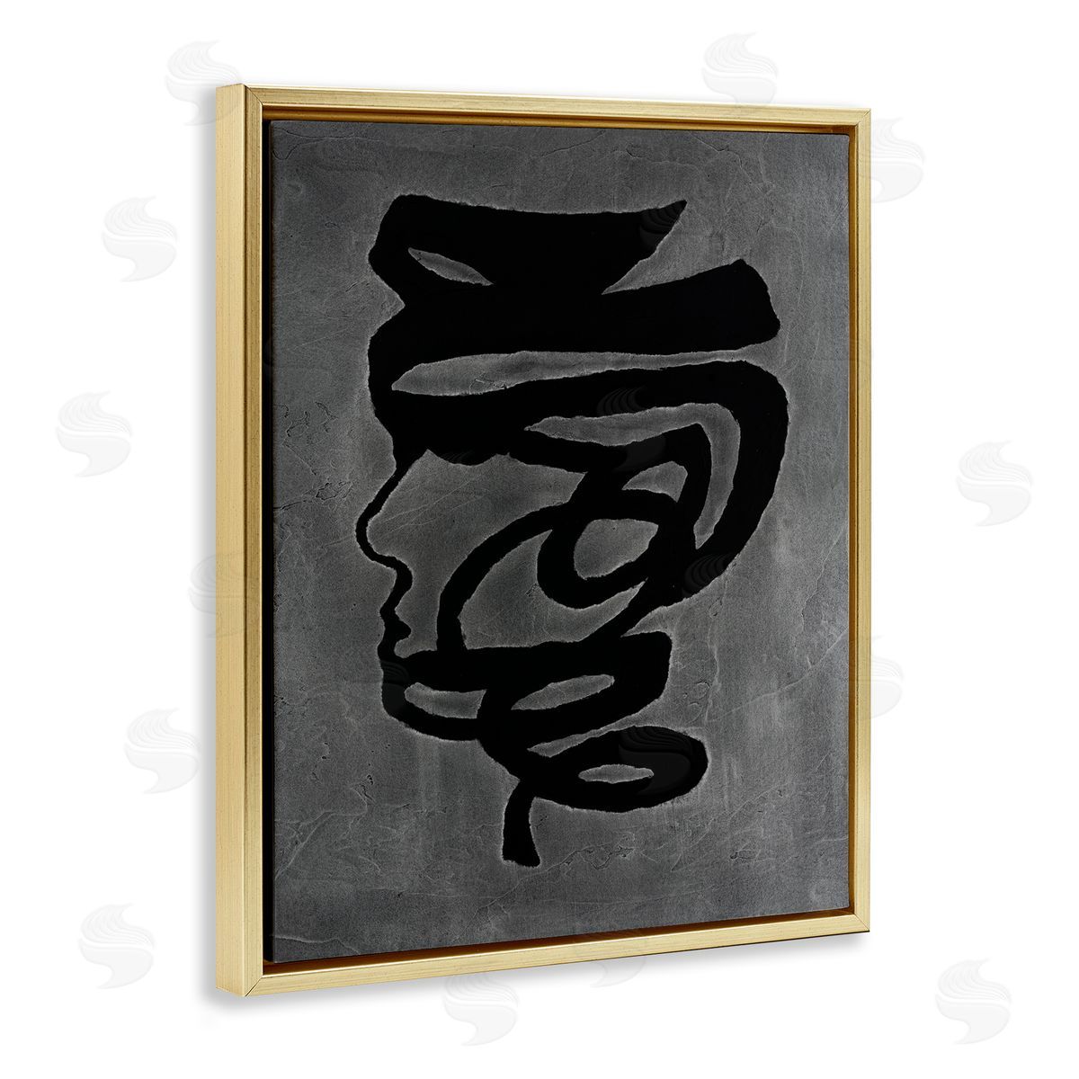 Vanna Lam Dark Portrait Coil Canvas Wall Art Print