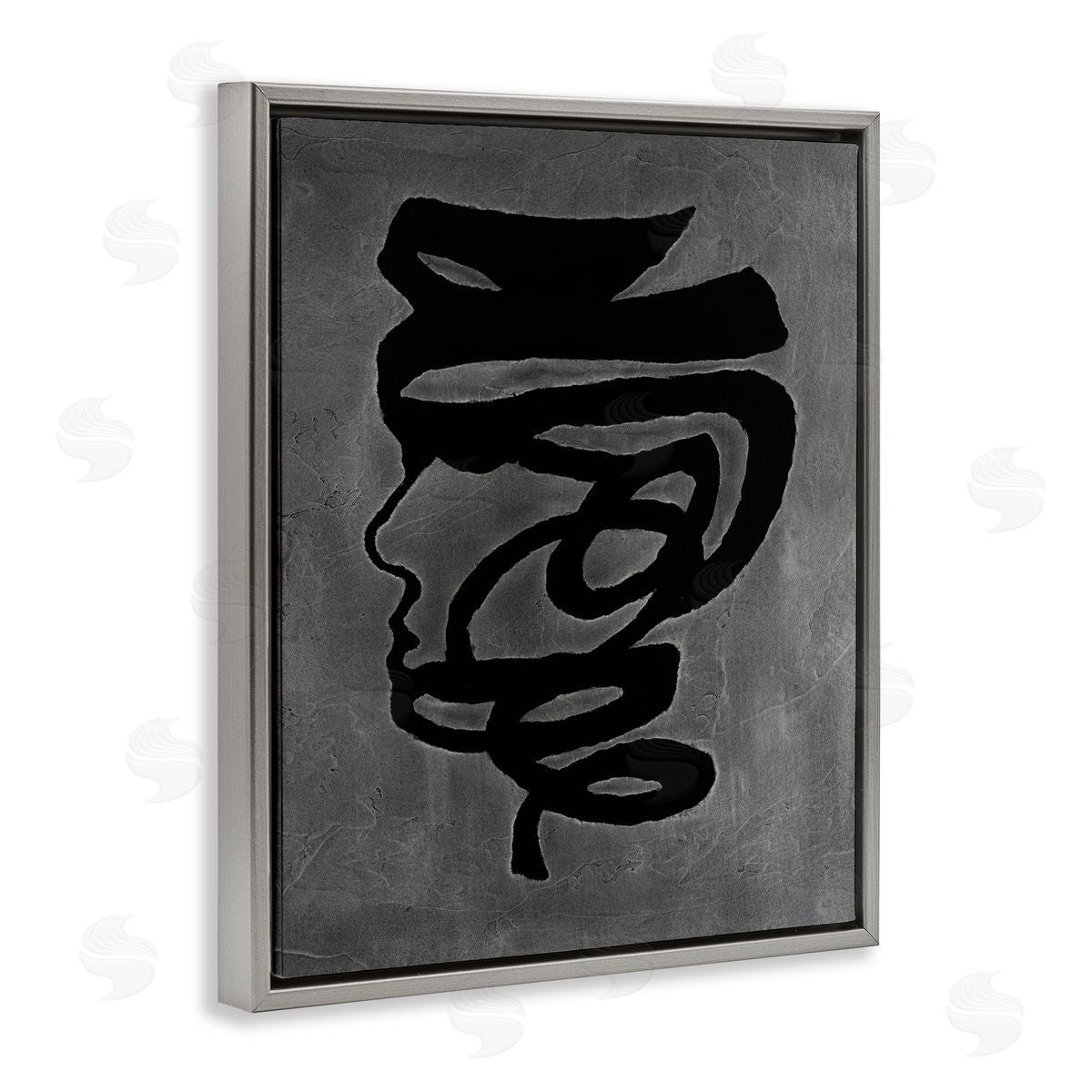 Vanna Lam Dark Portrait Coil Canvas Wall Art Print