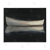 Ethan Harper | Canoe Reflection on Black