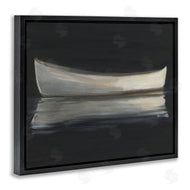 Ethan Harper | Canoe Reflection on Black