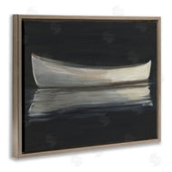 Ethan Harper | Canoe Reflection on Black