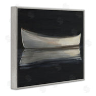 Ethan Harper | Canoe Reflection on Black