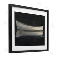 Ethan Harper | Canoe Reflection on Black