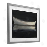 Ethan Harper | Canoe Reflection on Black