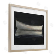 Ethan Harper | Canoe Reflection on Black