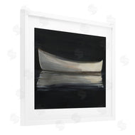 Ethan Harper | Canoe Reflection on Black