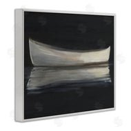Ethan Harper | Canoe Reflection on Black