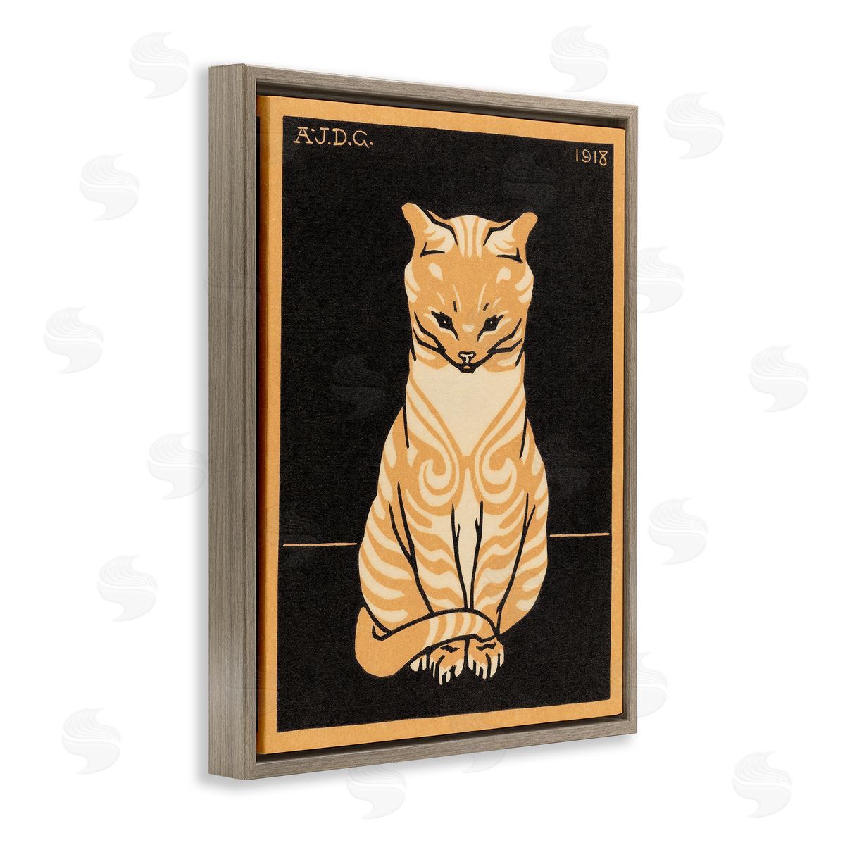 Julie de Graag Cats Vintage Poster Canvas Wall Art Print