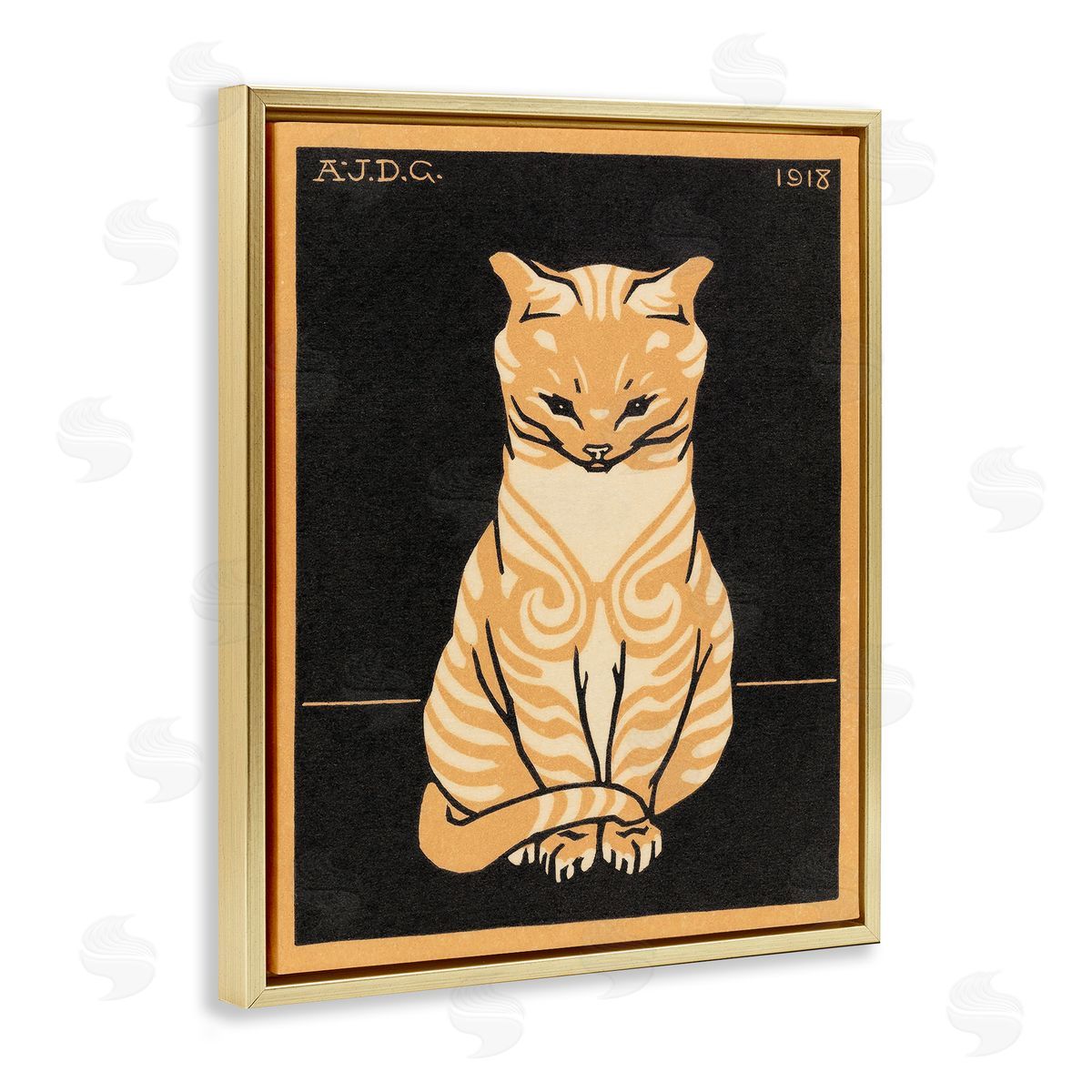 Julie de Graag Cats Vintage Poster Canvas Wall Art Print